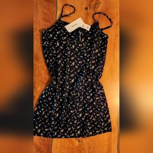 Rhythm Floral Black Dress